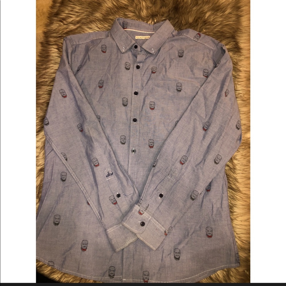 Marc Ecko chambray button down